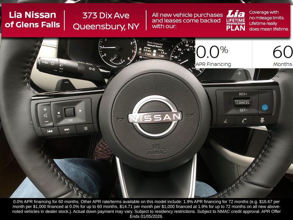 new 2025 Nissan Pathfinder car, priced at $40,075