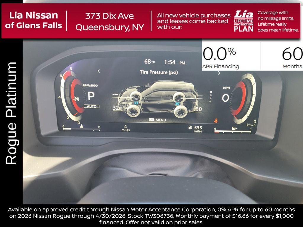 new 2026 Nissan Rogue car, priced at $40,335