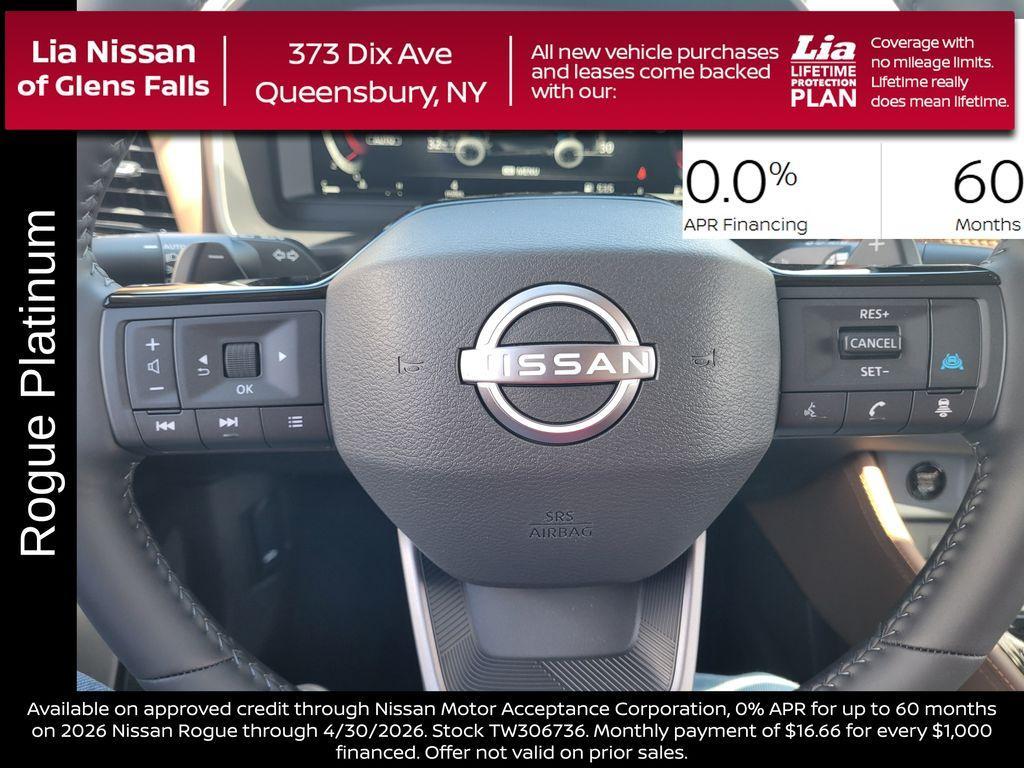 new 2026 Nissan Rogue car, priced at $40,335