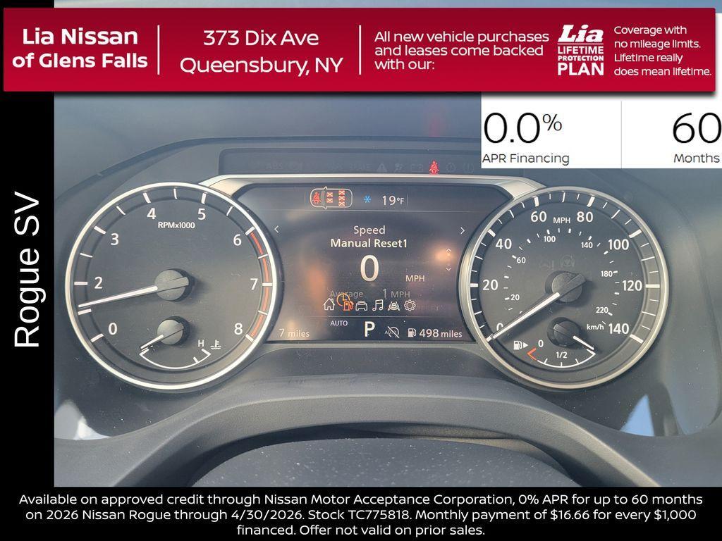new 2026 Nissan Rogue car, priced at $31,250