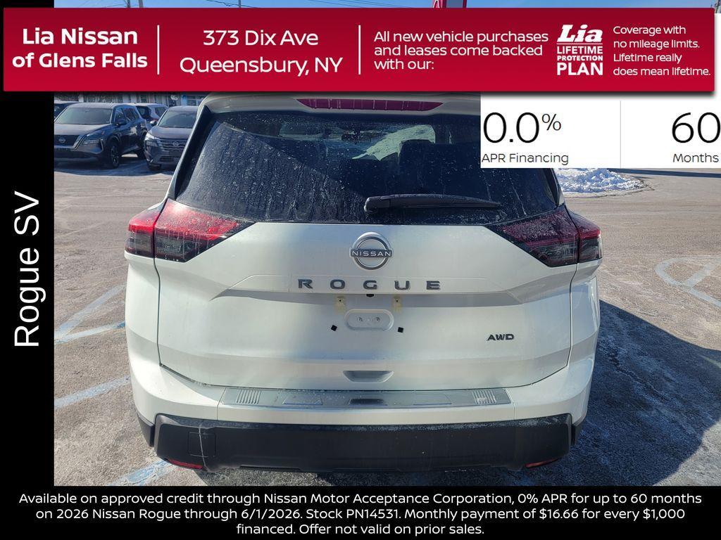 new 2026 Nissan Rogue car, priced at $32,145