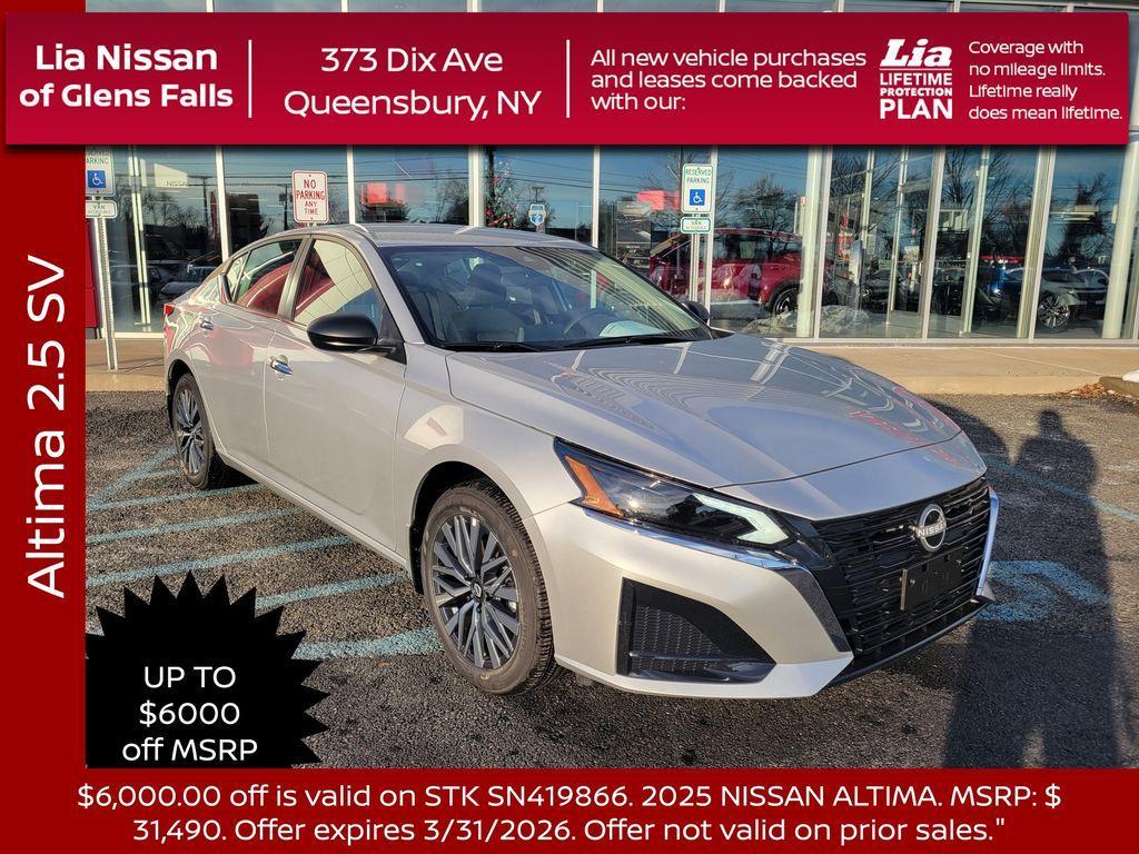 new 2025 Nissan Altima car, priced at $25,990