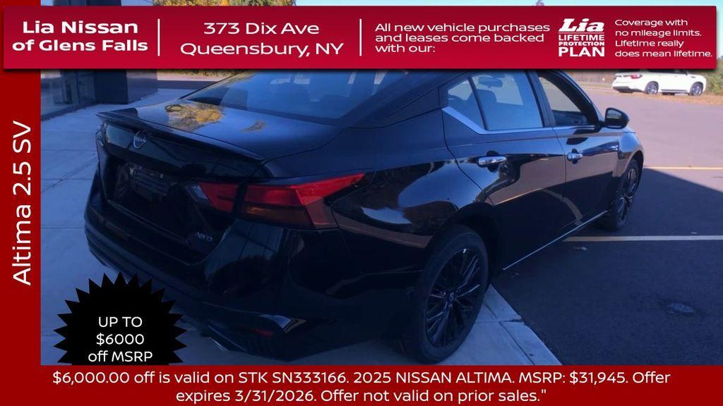 new 2025 Nissan Altima car, priced at $26,445