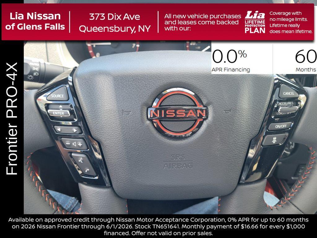 new 2026 Nissan Frontier car, priced at $46,630