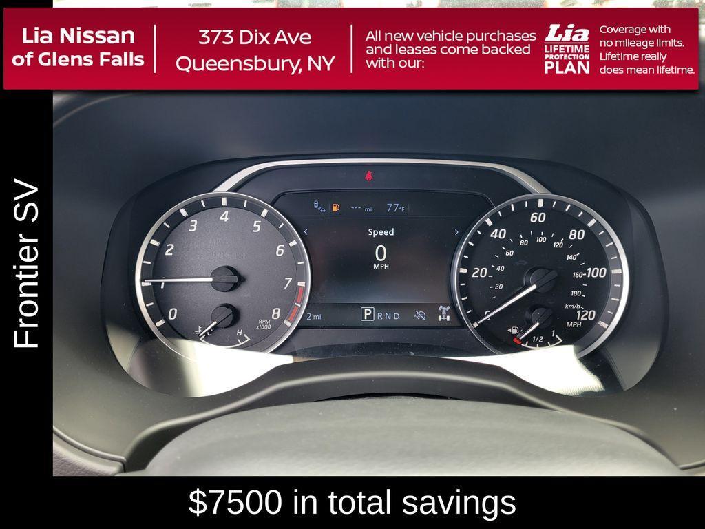 new 2025 Nissan Frontier car, priced at $40,122