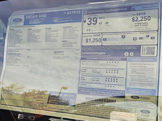 new 2026 Ford Escape car, priced at $29,999