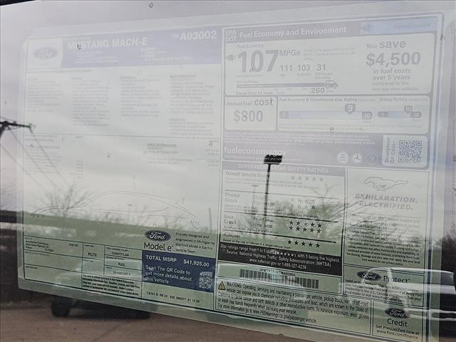 new 2026 Ford Mustang Mach-E car, priced at $40,925