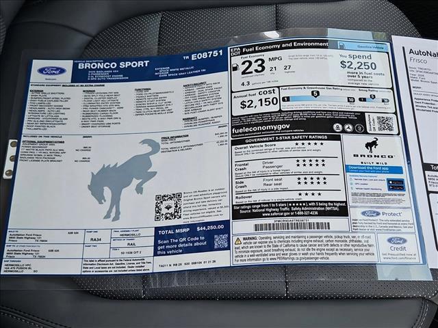 new 2026 Ford Bronco Sport car, priced at $44,250