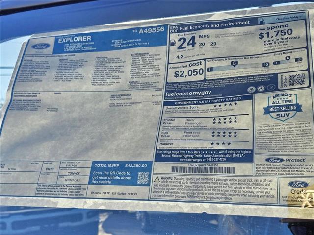 new 2026 Ford Explorer car, priced at $42,280