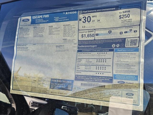new 2026 Ford Escape car, priced at $26,499