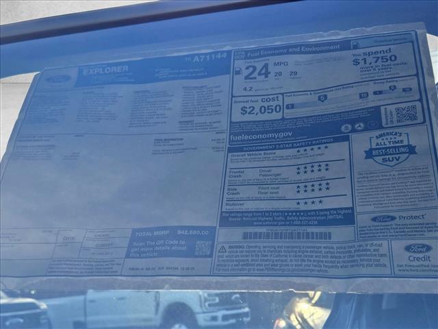 new 2026 Ford Explorer car, priced at $39,224