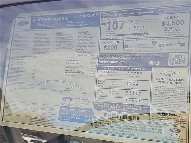 new 2026 Ford Mustang Mach-E car, priced at $47,590