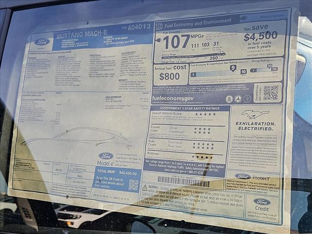 new 2026 Ford Mustang Mach-E car, priced at $41,420