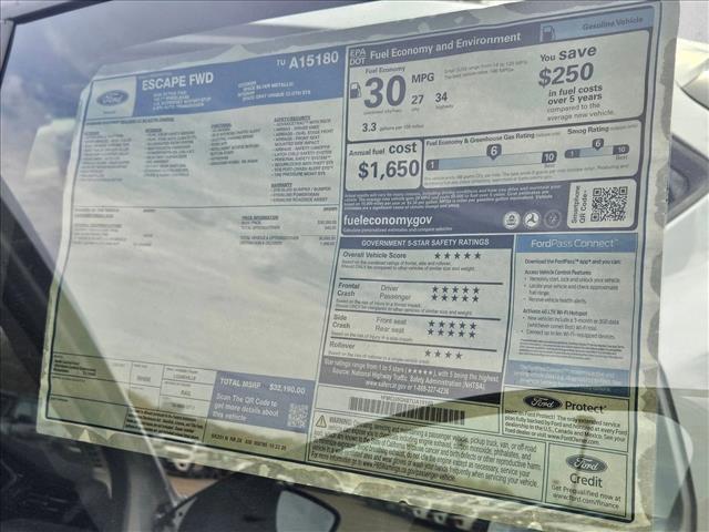 new 2026 Ford Escape car, priced at $32,190