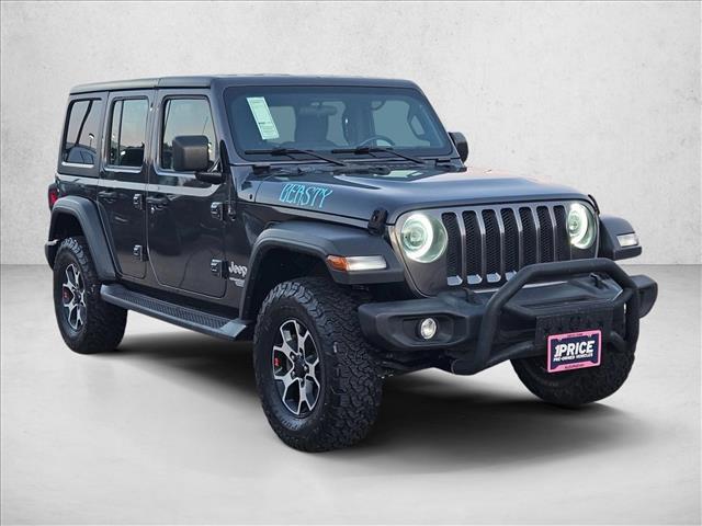 used 2018 Jeep Wrangler Unlimited car, priced at $18,299