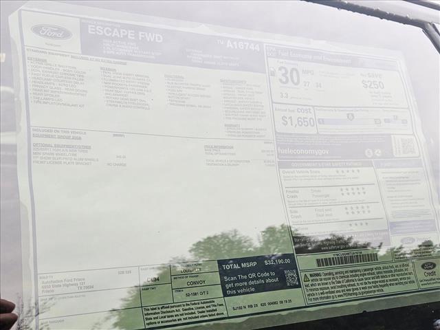 new 2026 Ford Escape car, priced at $32,190