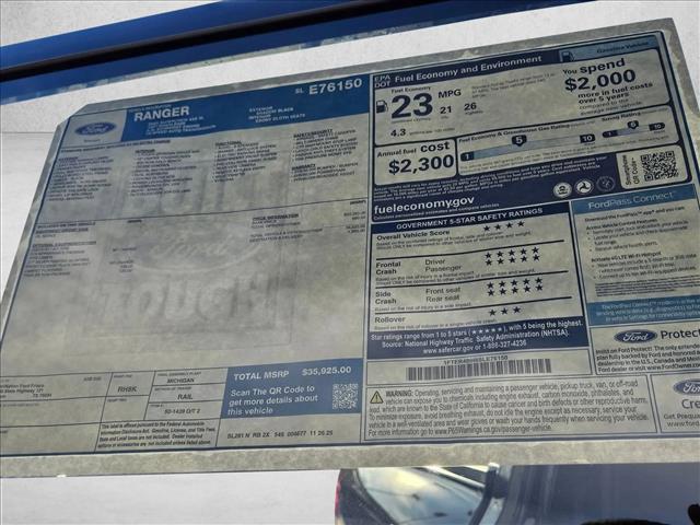 new 2025 Ford Ranger car, priced at $30,995