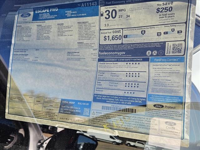 new 2026 Ford Escape car, priced at $26,999