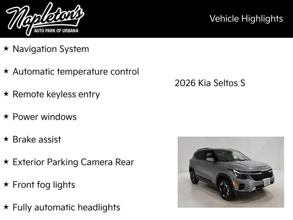new 2026 Kia Seltos car, priced at $28,479