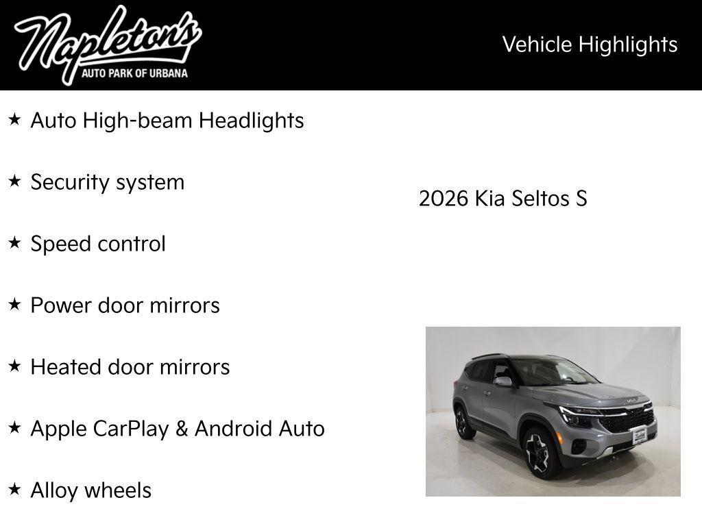 new 2026 Kia Seltos car, priced at $28,479