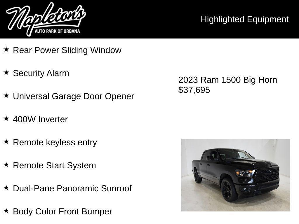 used 2023 Ram 1500 car, priced at $37,695