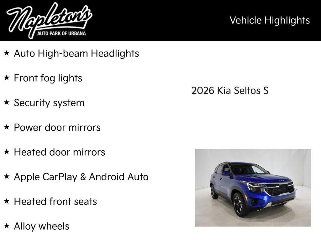 new 2026 Kia Seltos car, priced at $26,138