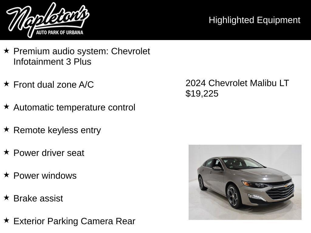 used 2024 Chevrolet Malibu car, priced at $19,225