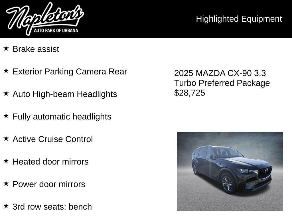 used 2025 Mazda CX-90 car, priced at $28,725