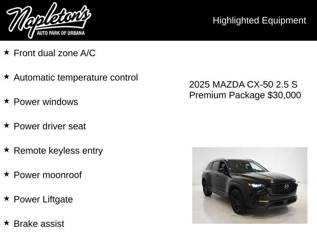 used 2025 Mazda CX-50 car, priced at $30,412