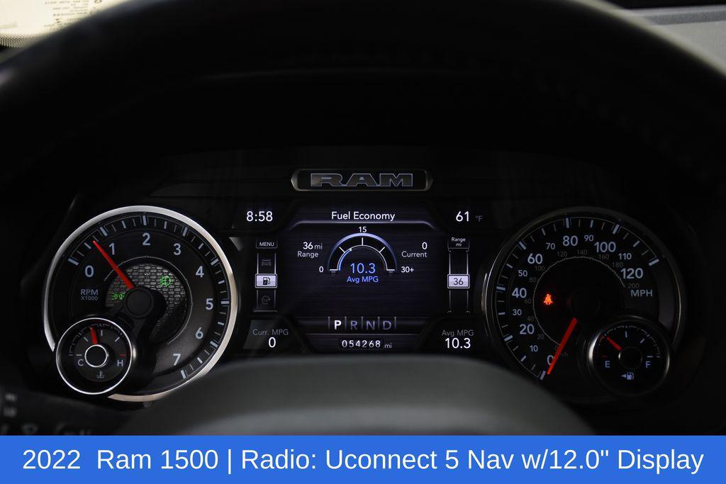 used 2022 Ram 1500 car, priced at $35,000