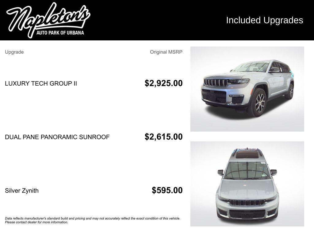 used 2024 Jeep Grand Cherokee L car, priced at $30,000