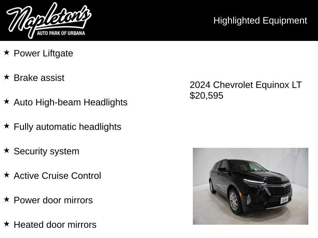 used 2024 Chevrolet Equinox car, priced at $20,595