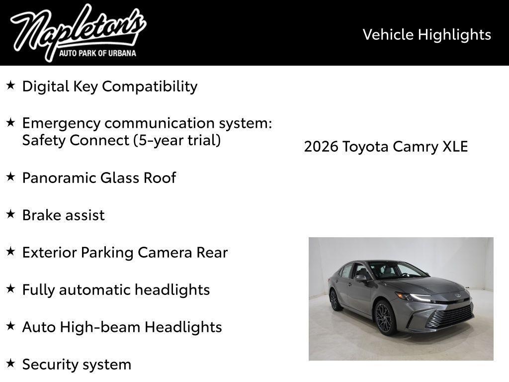 new 2026 Toyota Camry car, priced at $41,564
