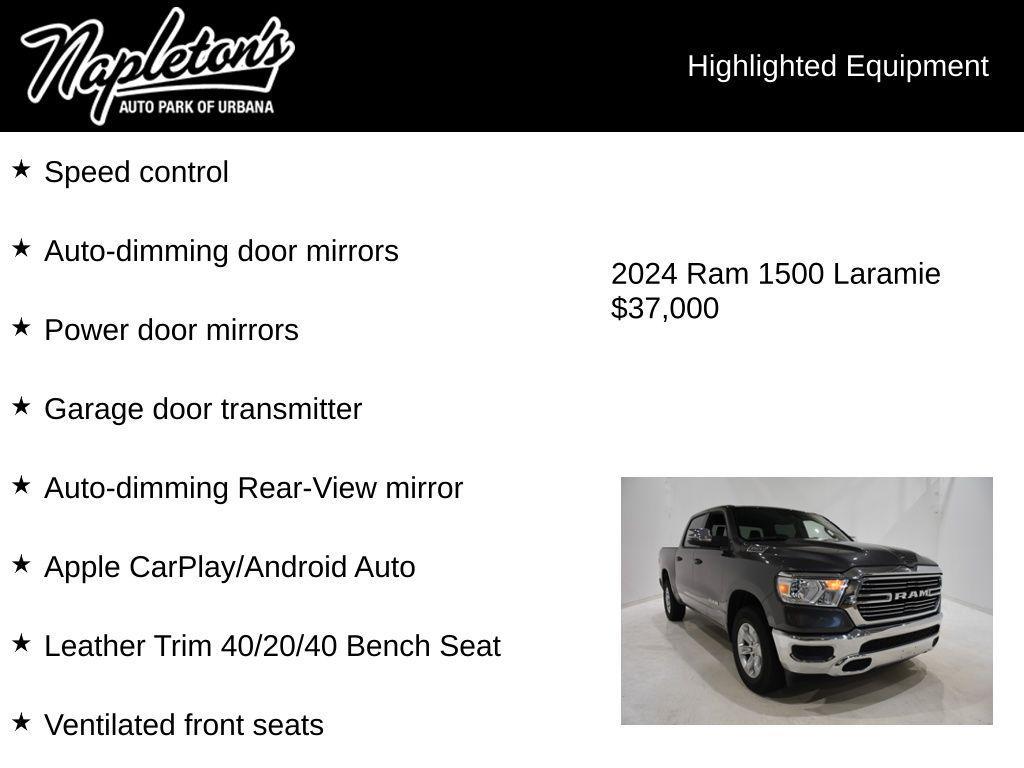 used 2024 Ram 1500 car, priced at $37,412
