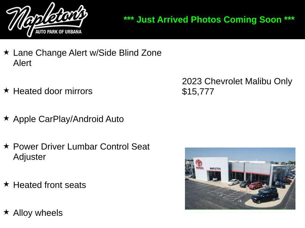 used 2023 Chevrolet Malibu car, priced at $15,912