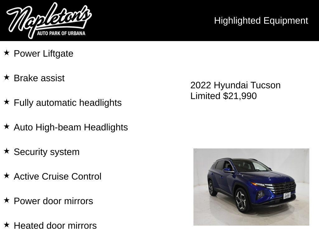 used 2022 Hyundai Tucson car, priced at $21,990