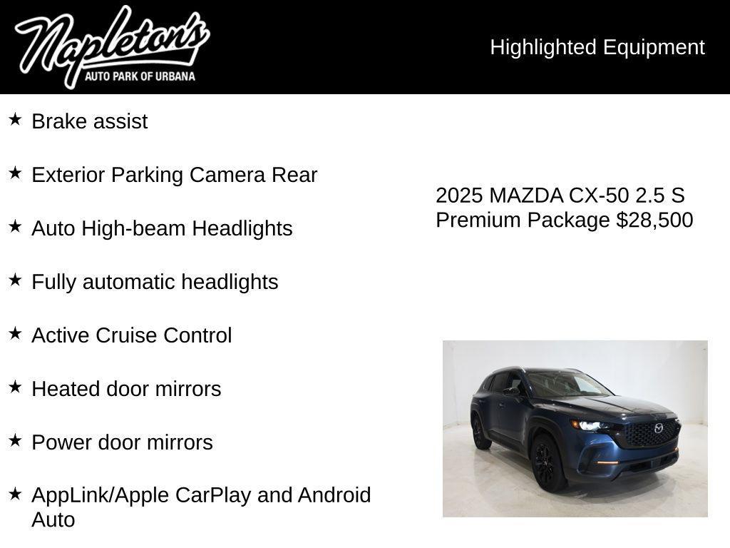 used 2025 Mazda CX-50 car, priced at $28,500