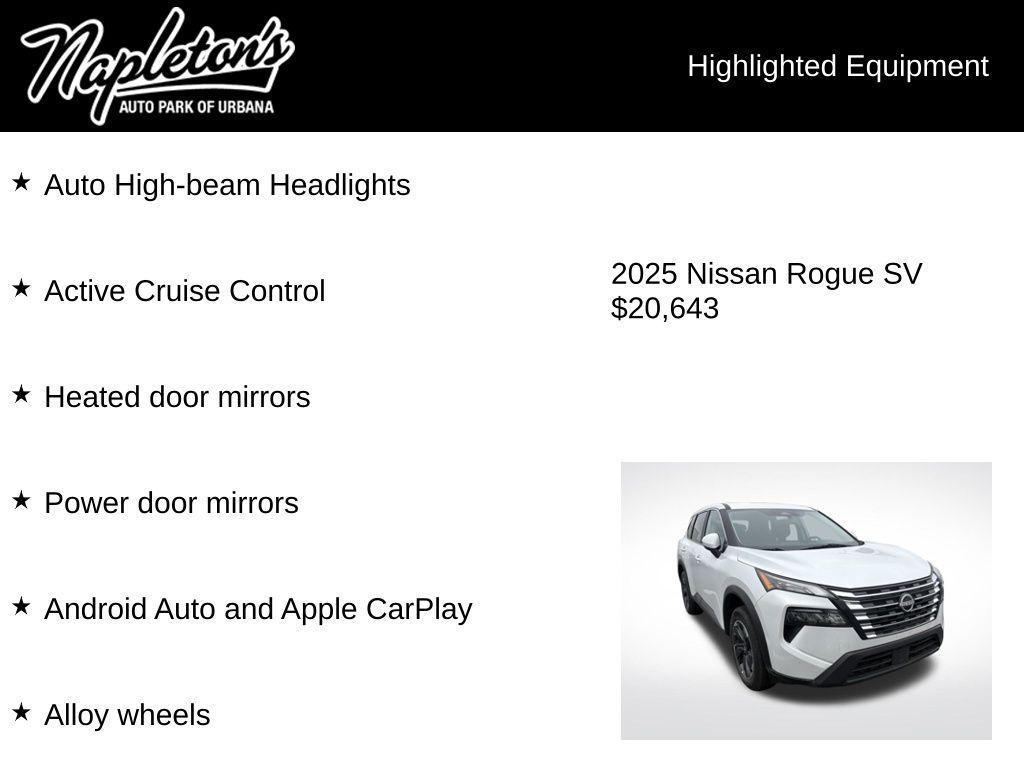 used 2025 Nissan Rogue car, priced at $20,643