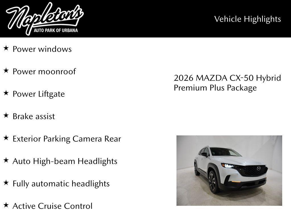 new 2026 Mazda CX-50 Hybrid car, priced at $41,956