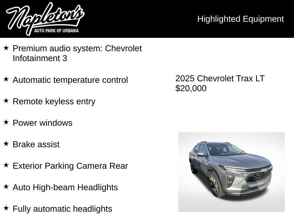 used 2025 Chevrolet Trax car, priced at $20,000