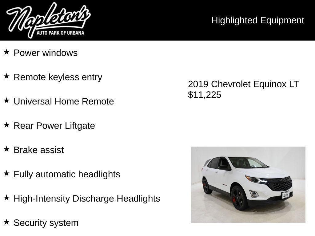 used 2019 Chevrolet Equinox car, priced at $11,225