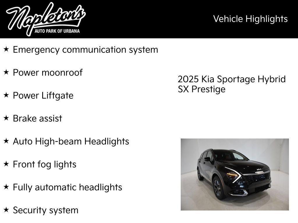 new 2025 Kia Sportage Hybrid car, priced at $36,112