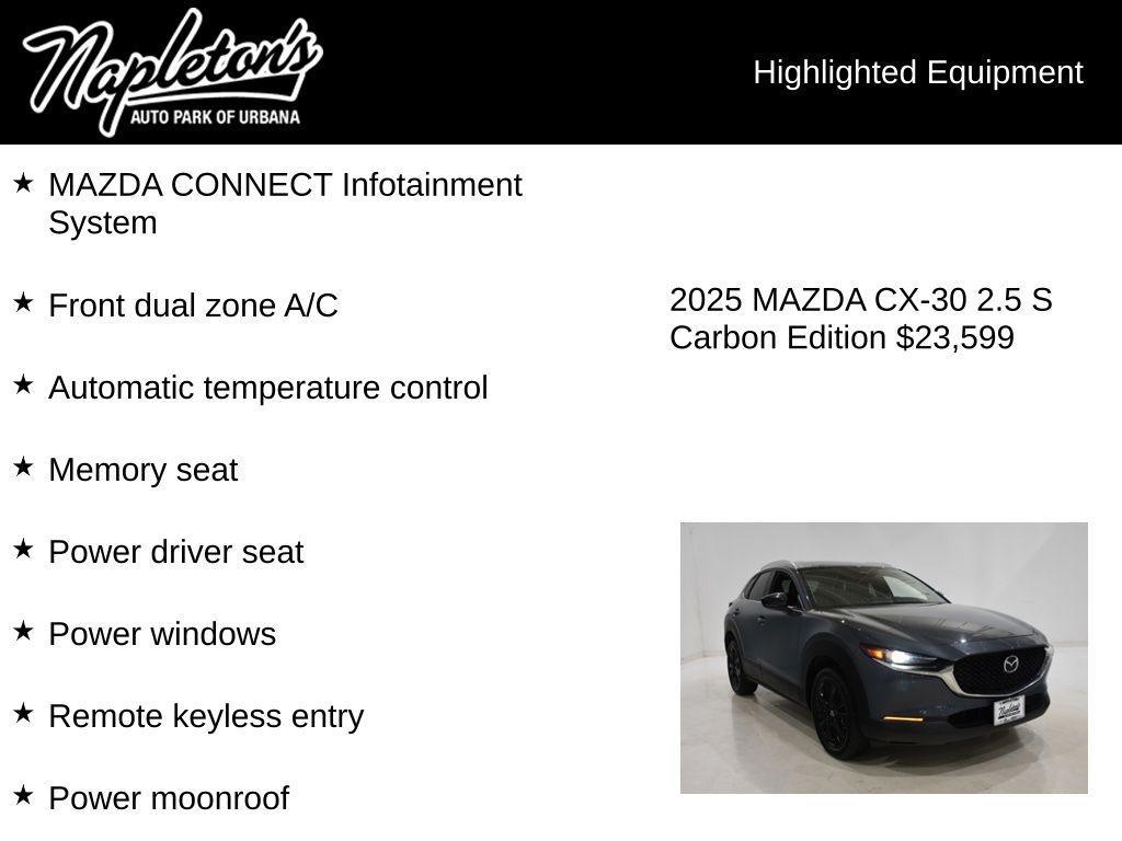 used 2025 Mazda CX-30 car, priced at $23,599