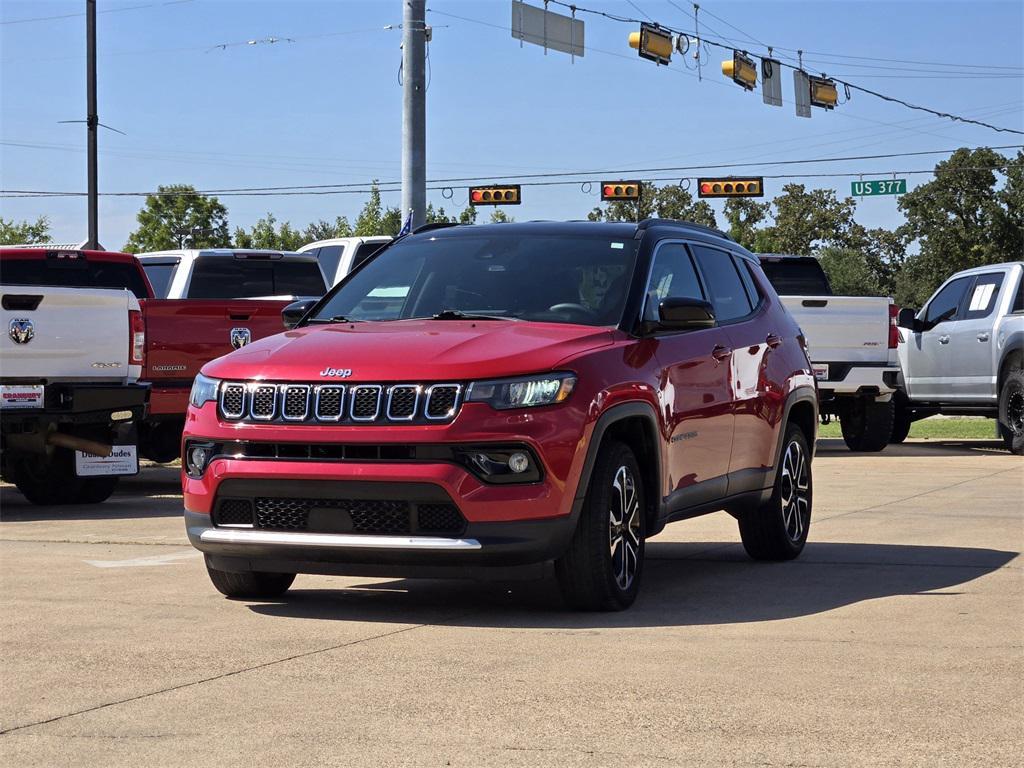 used 2023 Jeep Compass car, priced at $19,495