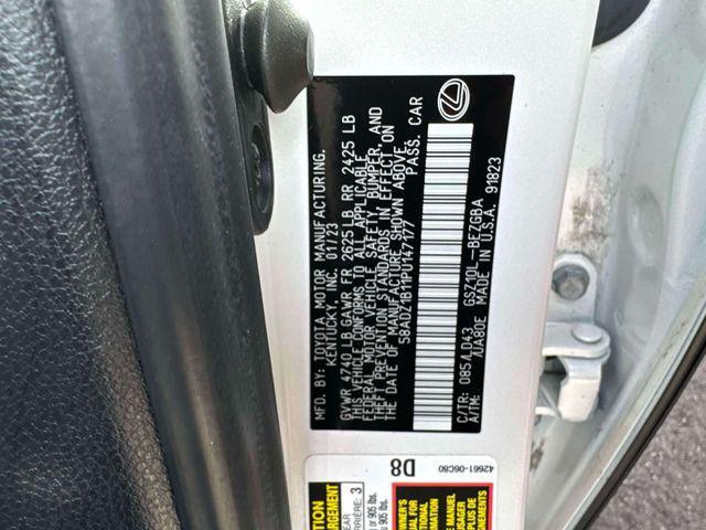 used 2023 Lexus ES 350 car, priced at $35,000