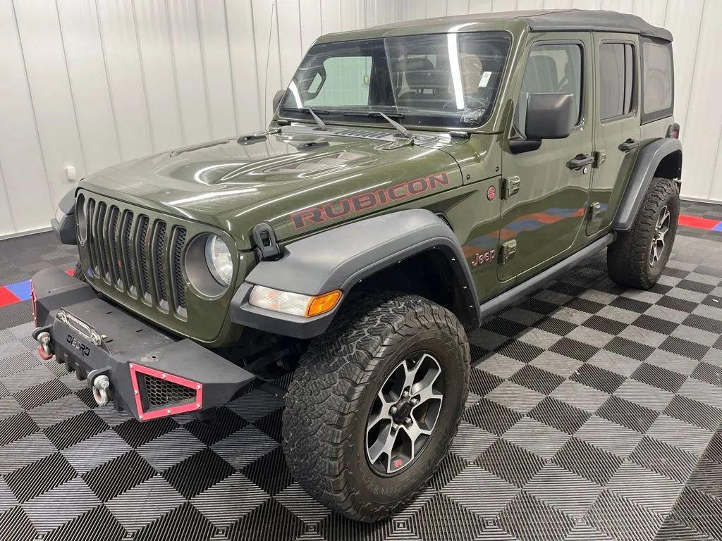 used 2021 Jeep Wrangler Unlimited car, priced at $33,669