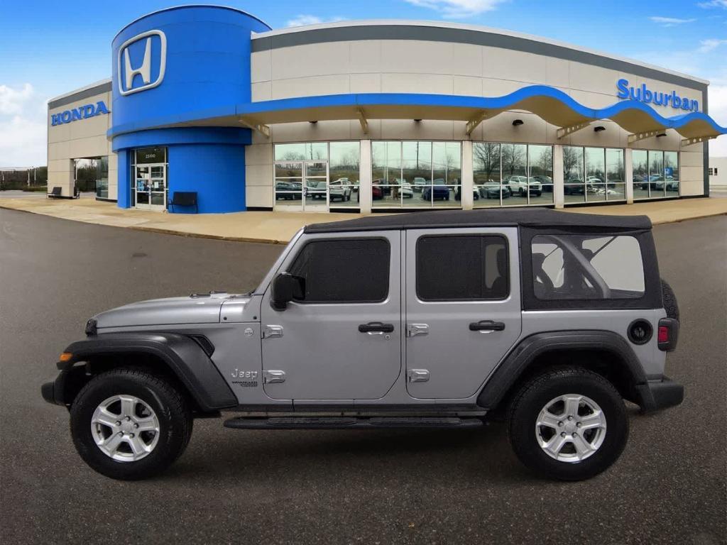 used 2020 Jeep Wrangler Unlimited car, priced at $19,555