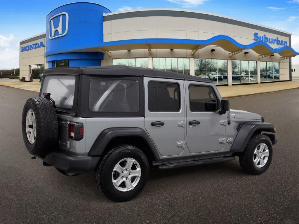 used 2020 Jeep Wrangler Unlimited car, priced at $19,555