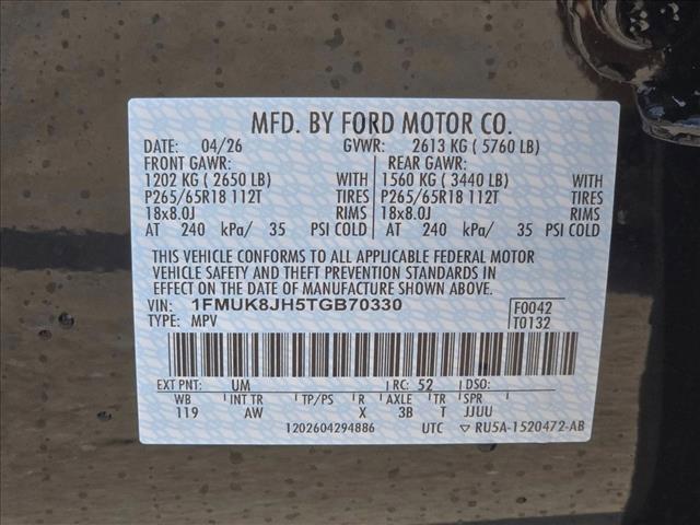 new 2026 Ford Explorer car, priced at $48,724