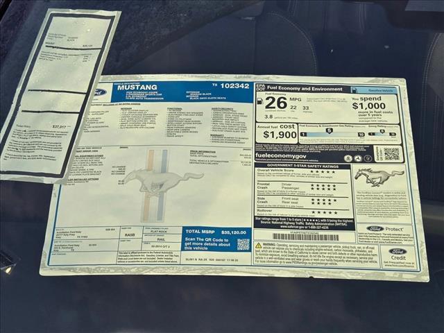 new 2026 Ford Mustang car, priced at $34,120